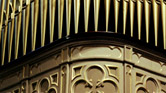 Organ pipes (detail)