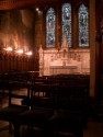 The Lady Chapel stands to the right of the High Altar, in a seperate space on the 47th Street end of the Church - it is in fact a seperate building from the church.  The chapel is the conception (and almost entirely the gift) of Haley Fiske in memory of his first wife Mary. G. Mulford  (+1886) and to his parents William Henry Fiske (+1892) and Sarah Anne Fiske (+1884).  It was designed as part of the original church complex and was finished in 1895.  