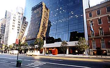 57th Street facade looking west