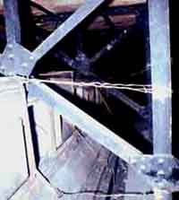 steel trusses provide cornice support